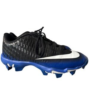 Nike Vapor Ultrafly Fastflex 4 Keystone Baseball Cleats Black Blue Youth Size 6Y
